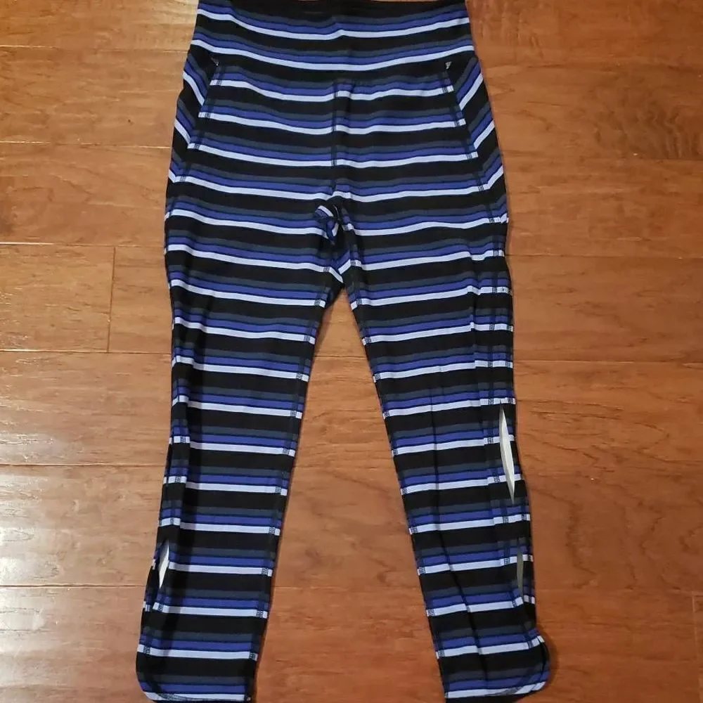 Free People Movement Womens Striped Infinity Cutout  Leggings‎ Size Medium